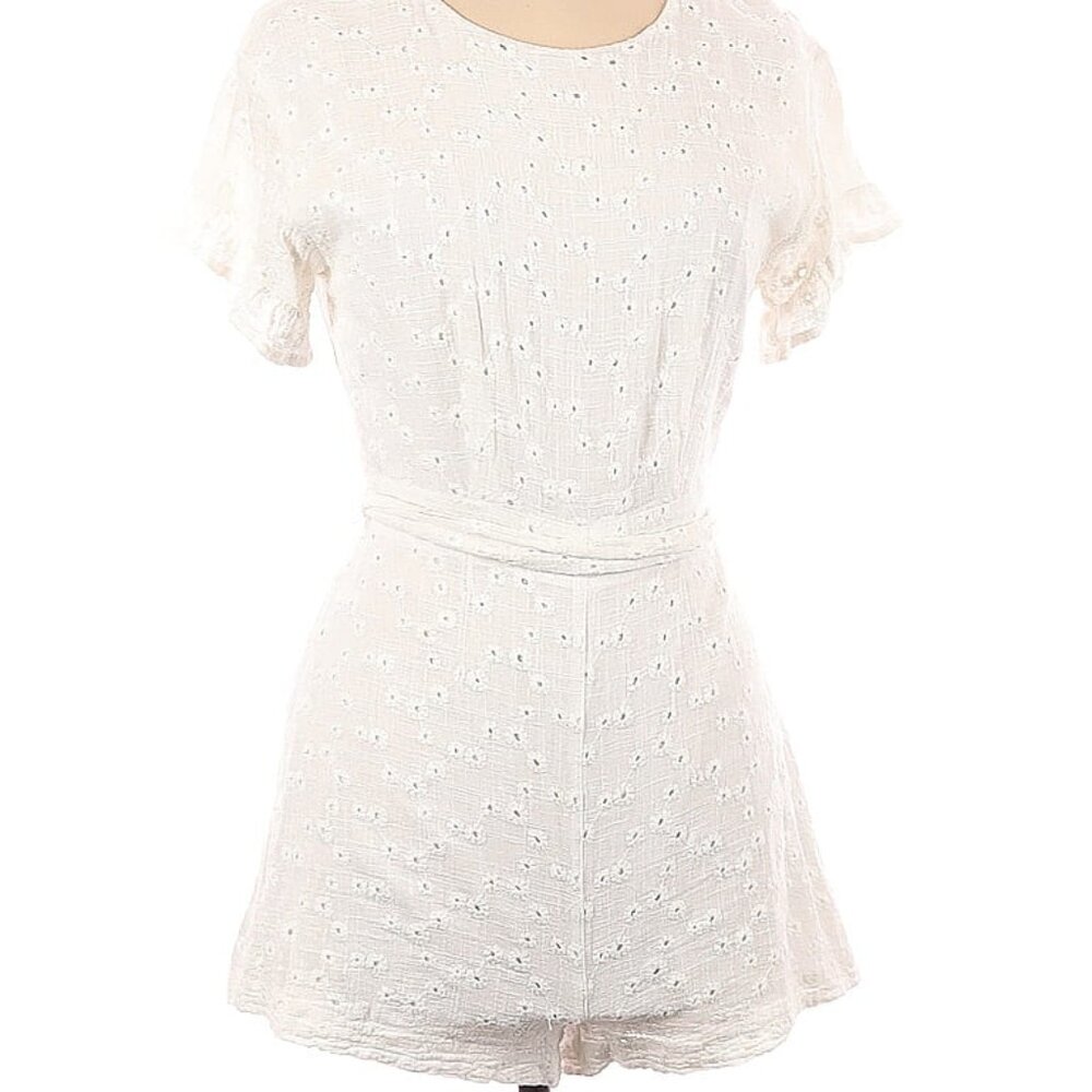 Kookai White Eyelet Romper Size EU 40 / US 10 (fits like a SMALL)